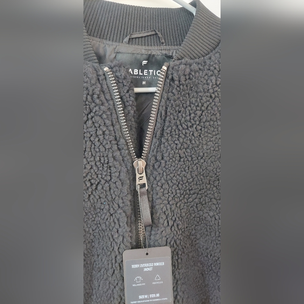 Fabletics Teddy Oversized Jacket Size Medium A4 - image 6